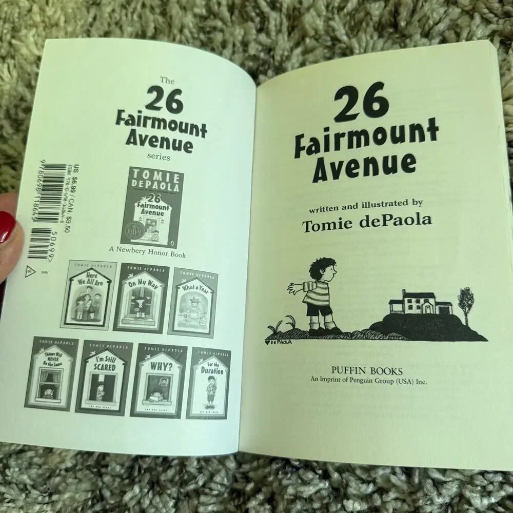 Tomie DePaola 26 Fairmont Avenue Memoir Book Paperback Newbury Honor